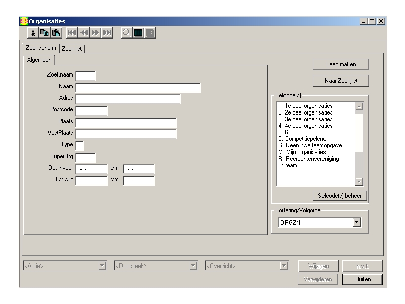 zoekschermorganisatie